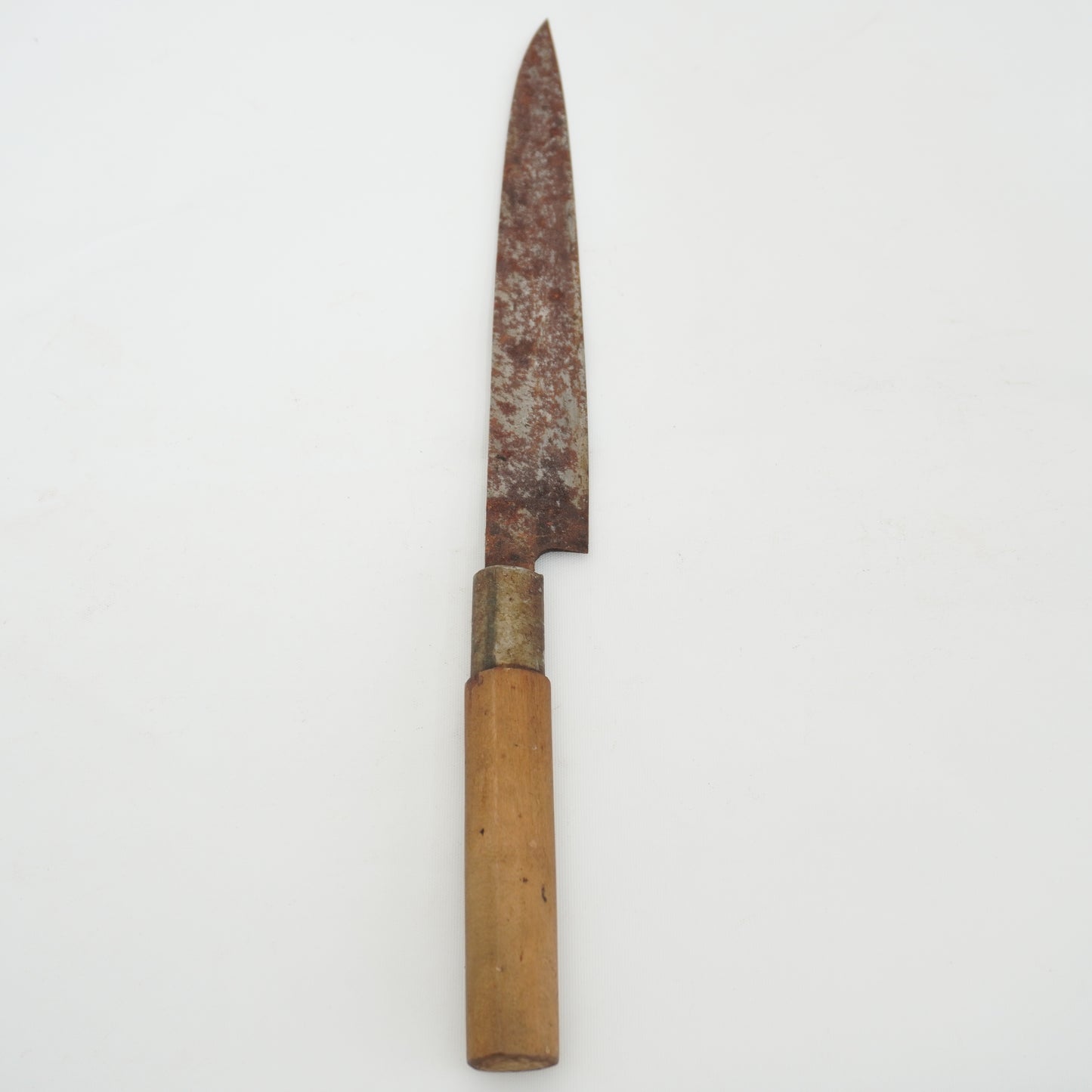 Japanese Used Kitchen Knife Lot 2 Set Sushi Sasimi For Restoration F-433