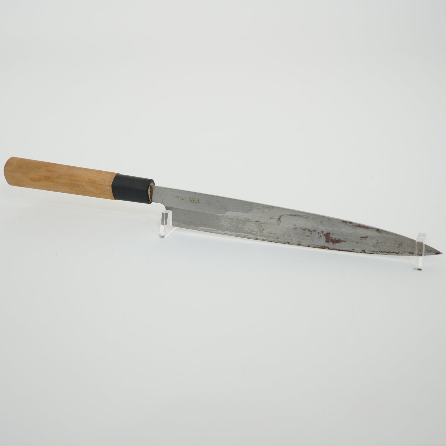 Japanese Used Kitchen Yanagiba Knife Boxed Vintage Sushi Sashimi F-435