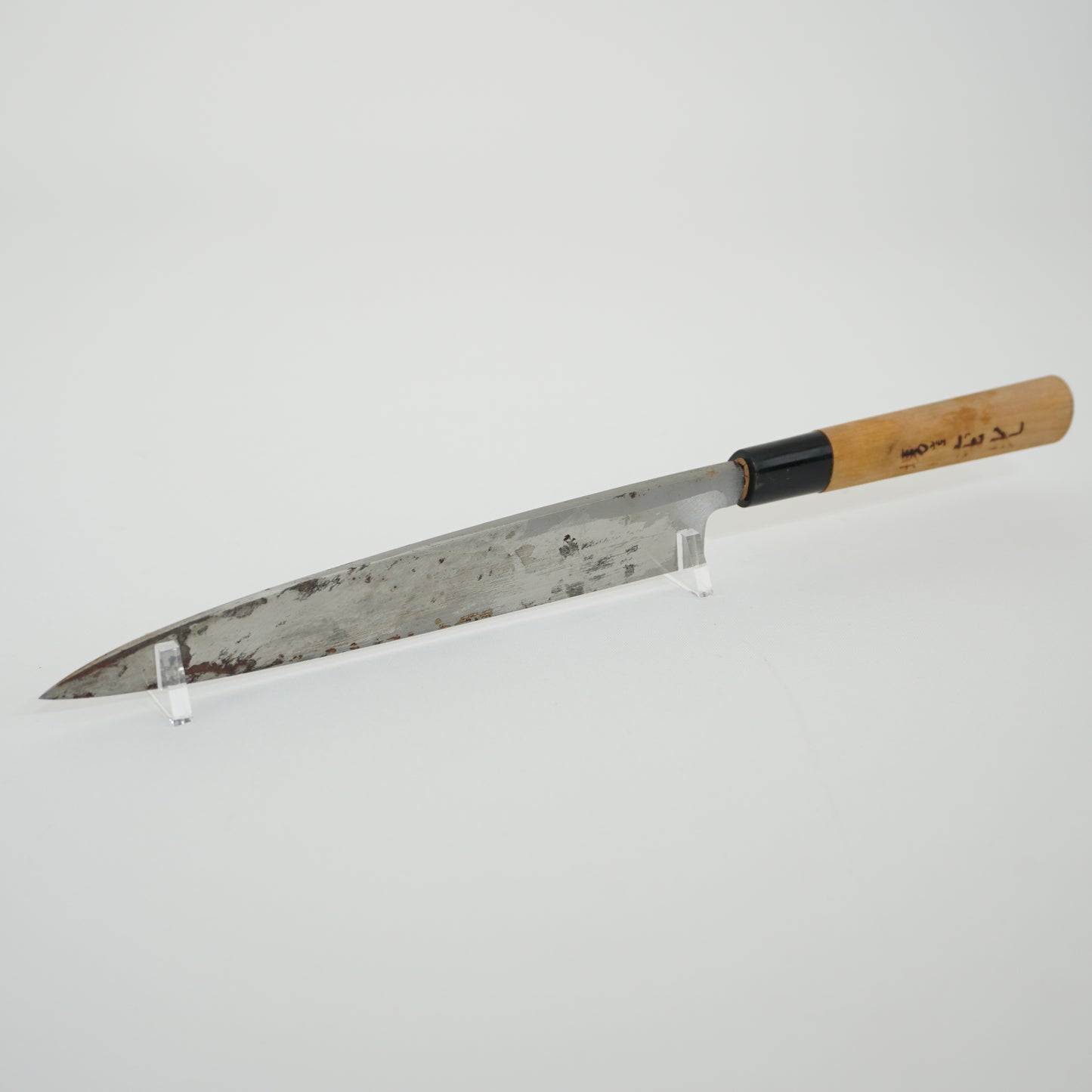 Japanese Used Kitchen Yanagiba Knife Boxed Vintage Sushi Sashimi F-435