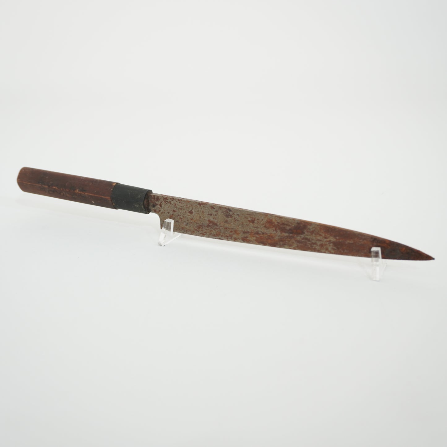 Japanese Used Kitchen Knife Lot 3 Set Sushi Sasimi For Restoration F-434