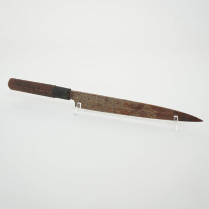 Japanese Used Kitchen Knife Lot 3 Set Sushi Sasimi For Restoration F-434