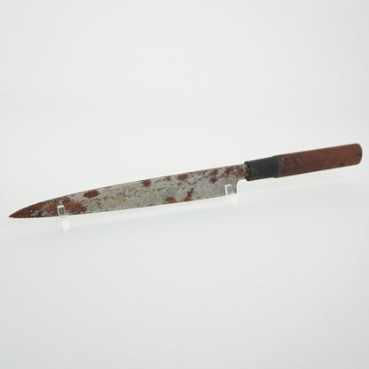 Japanese Used Kitchen Knife Lot 3 Set Sushi Sasimi For Restoration F-434