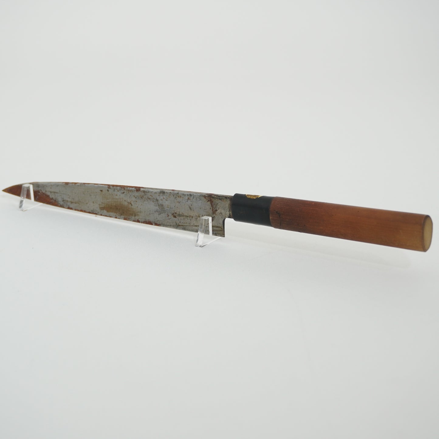 Japanese Used Kitchen Knife Lot 3 Set Sushi Sasimi For Restoration F-434