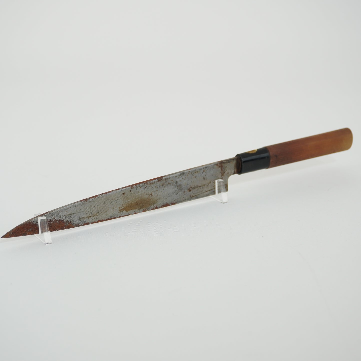 Japanese Used Kitchen Knife Lot 3 Set Sushi Sasimi For Restoration F-434