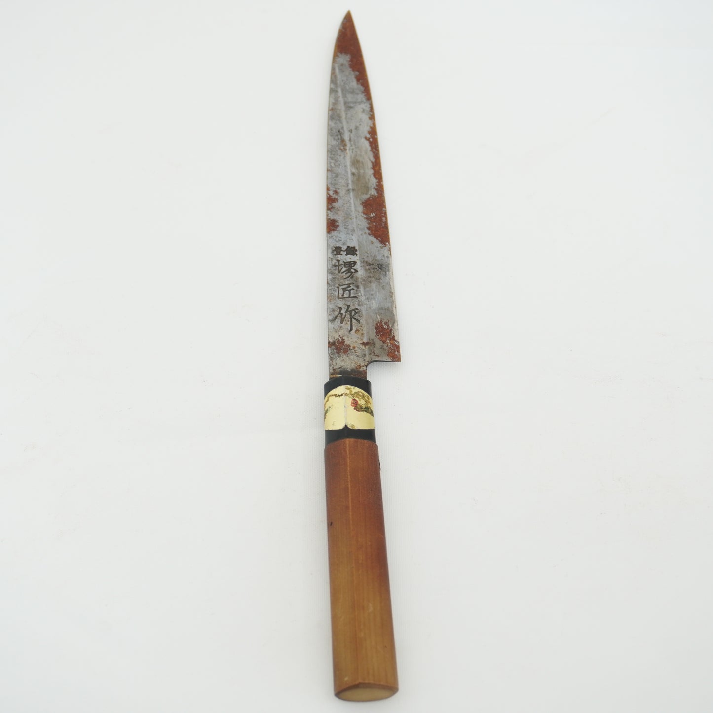 Japanese Used Kitchen Knife Lot 3 Set Sushi Sasimi For Restoration F-434