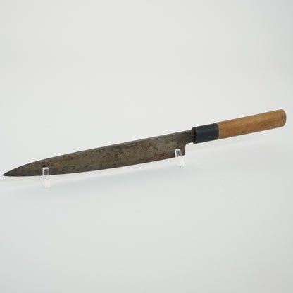 Japanese Used Kitchen Knife Lot 3 Set Sushi Sasimi For Restoration F-434