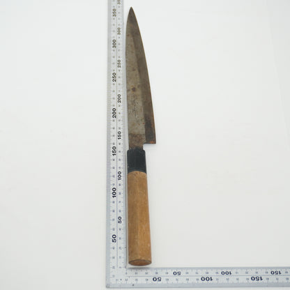 Japanese Used Kitchen Knife Lot 3 Set Sushi Sasimi For Restoration F-434