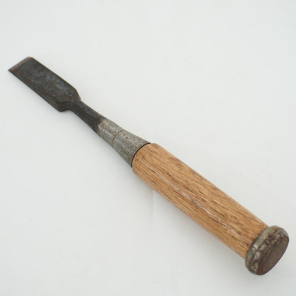 Vintage Damaged Japanese Wood Chisel Lot x3 Set Carpenter Tools From Japan K-314