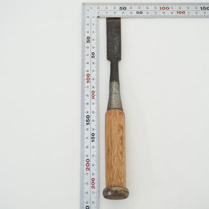 Vintage Damaged Japanese Wood Chisel Lot x3 Set Carpenter Tools From Japan K-314