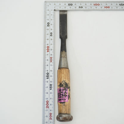 Vintage Damaged Japanese Wood Chisel Lot x3 Set Carpenter Tools From Japan K-314