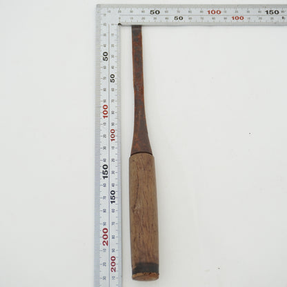 Vintage Damaged Japanese Wood Chisel Lot x3 Set Carpenter Tools From Japan K-315