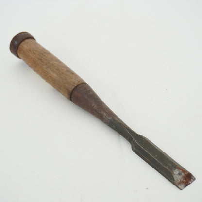 Vintage Damaged Japanese Wood Chisel Lot x3 Set Carpenter Tools From Japan K-315