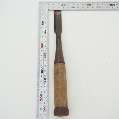 Vintage Damaged Japanese Wood Chisel Lot x3 Set Carpenter Tools From Japan K-315