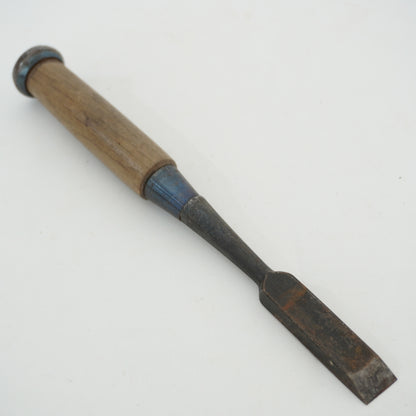 Vintage Damaged Japanese Wood Chisel Lot x3 Set Carpenter Tools From Japan K-316