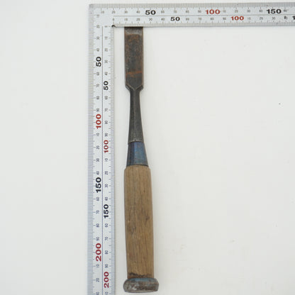 Vintage Damaged Japanese Wood Chisel Lot x3 Set Carpenter Tools From Japan K-316