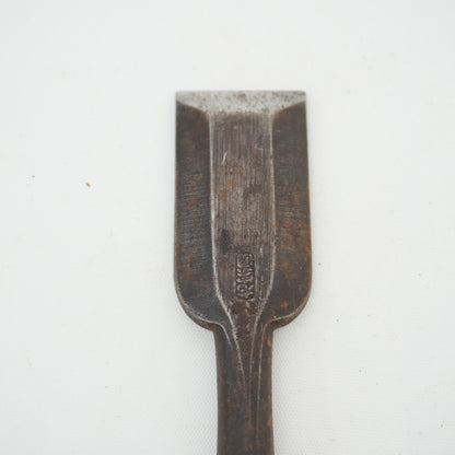Vintage Damaged Japanese Wood Chisel Lot x3 Set Carpenter Tools From Japan K-316