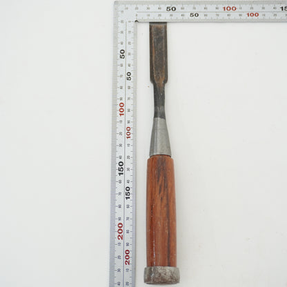 Vintage Damaged Japanese Wood Chisel Lot x3 Set Carpenter Tools From Japan K-317