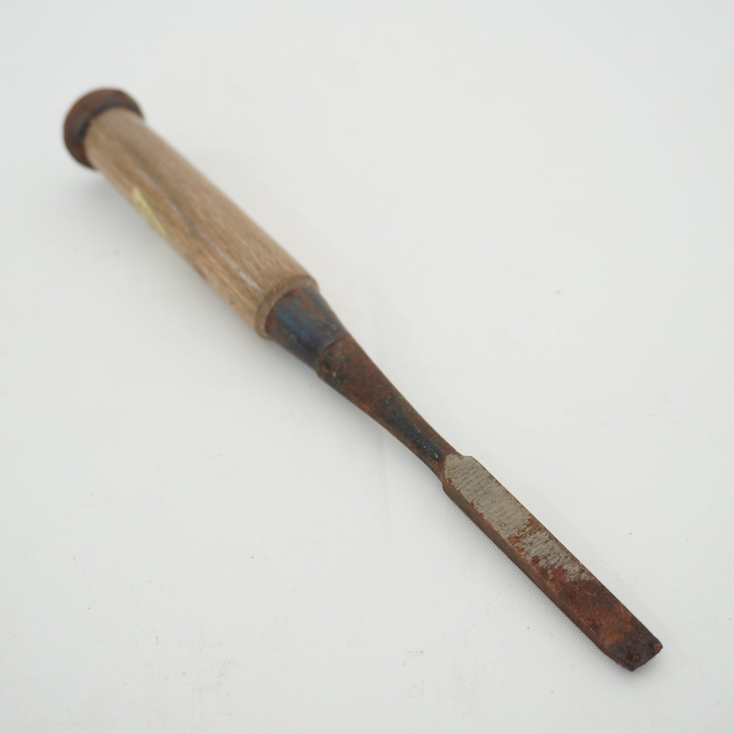 Vintage Damaged Japanese Wood Chisel Lot x3 Set Carpenter Tools From Japan K-318