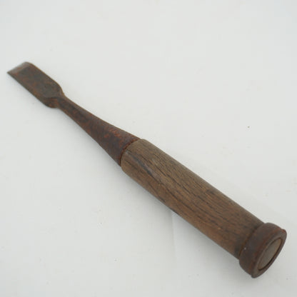 Vintage Damaged Japanese Wood Chisel Lot x3 Set Carpenter Tools From Japan K-318