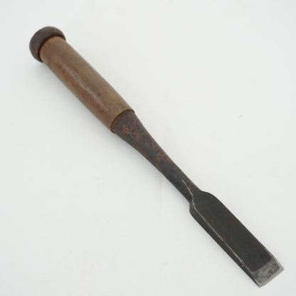 Vintage Damaged Japanese Wood Chisel Lot x3 Set Carpenter Tools From Japan K-318