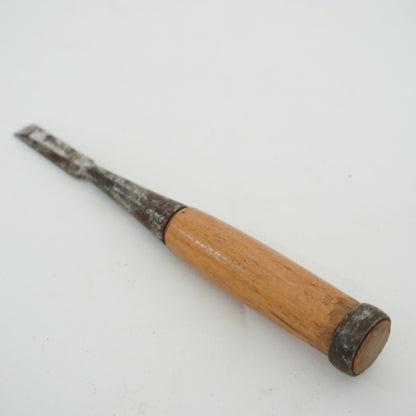 Vintage Damaged Japanese Wood Chisel Lot x4 Set Carpenter Tools From Japan K-319