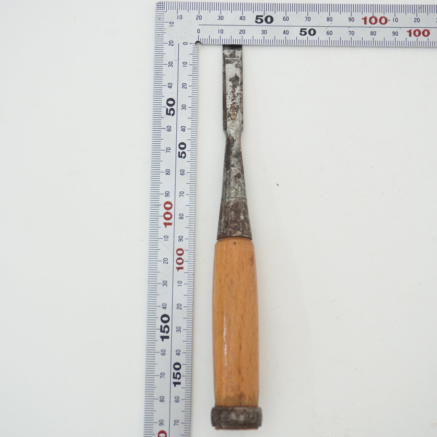 Vintage Damaged Japanese Wood Chisel Lot x4 Set Carpenter Tools From Japan K-319