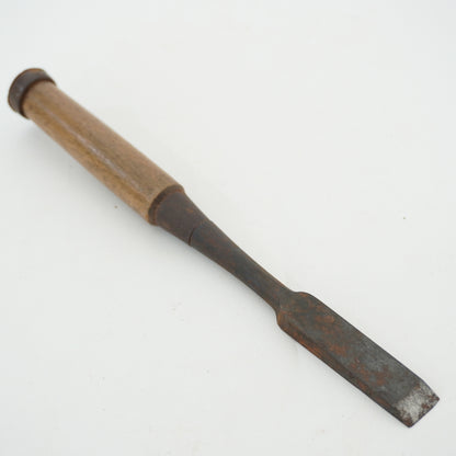 Vintage Damaged Japanese Wood Chisel Lot x4 Set Carpenter Tools From Japan K-319