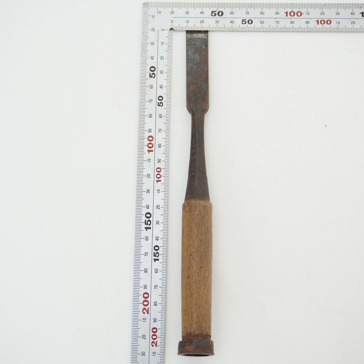 Vintage Damaged Japanese Wood Chisel Lot x4 Set Carpenter Tools From Japan K-319