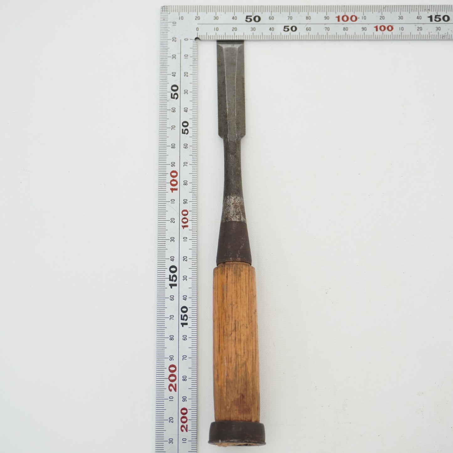 Vintage Damaged Japanese Wood Chisel Lot x4 Set Carpenter Tools From Japan K-319