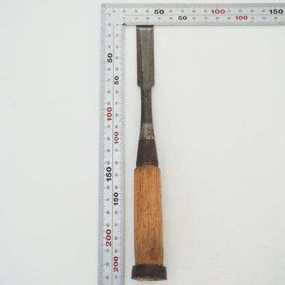 Vintage Damaged Japanese Wood Chisel Lot x4 Set Carpenter Tools From Japan K-319
