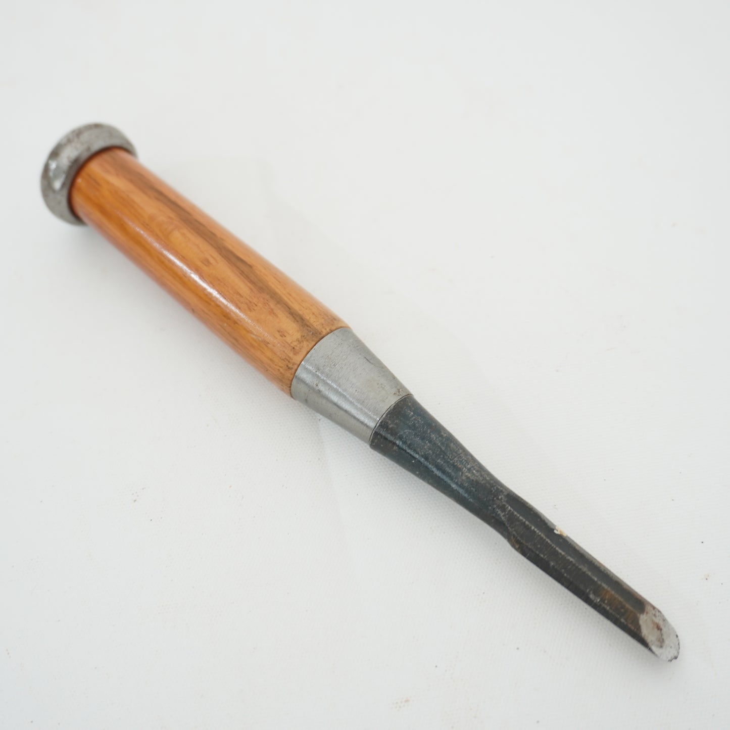 Vintage Damaged Japanese Wood Chisel Lot x4 Set Carpenter Tools From Japan K-320