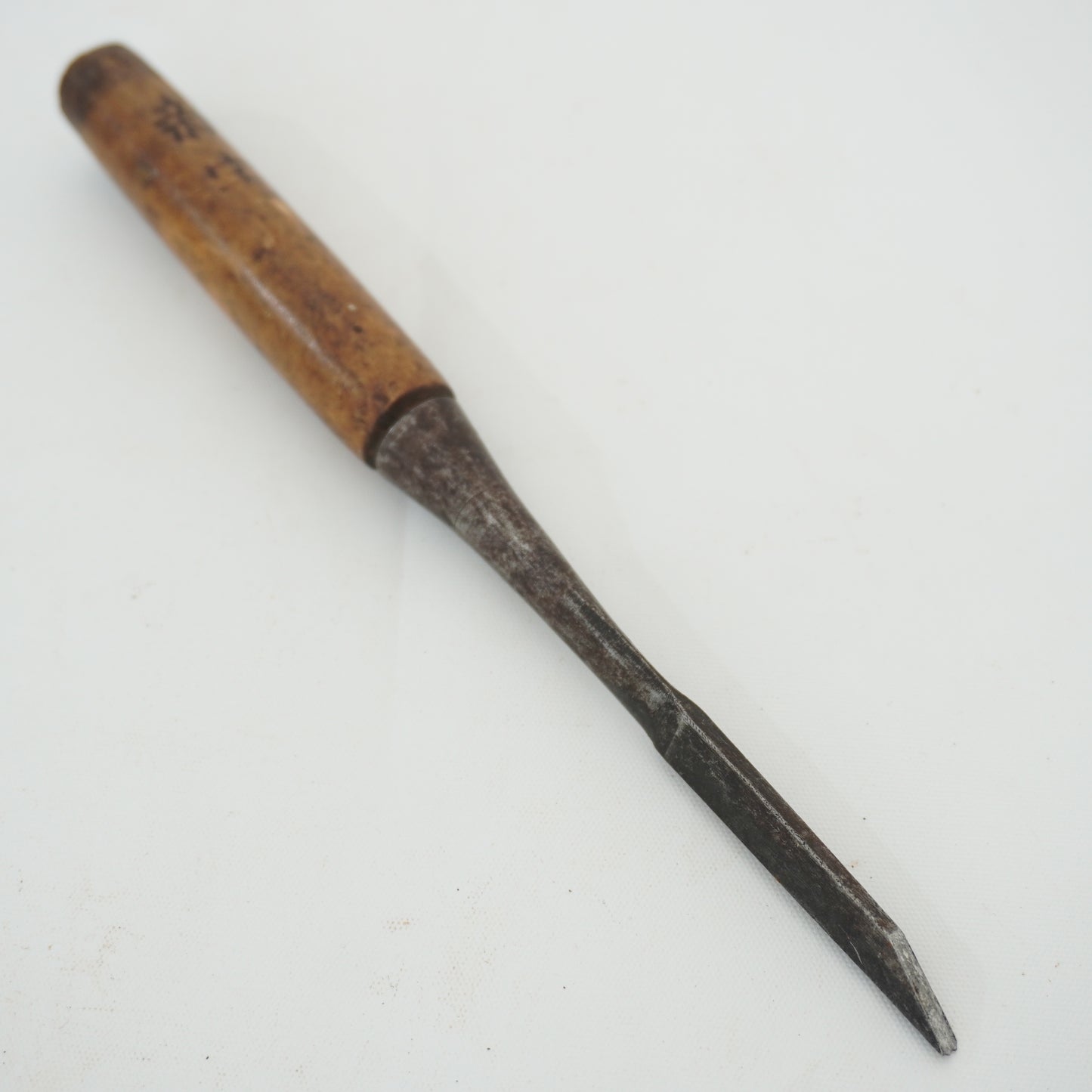 Vintage Damaged Japanese Wood Chisel Lot x4 Set Carpenter Tools From Japan K-320