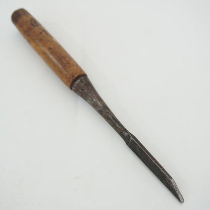 Vintage Damaged Japanese Wood Chisel Lot x4 Set Carpenter Tools From Japan K-320