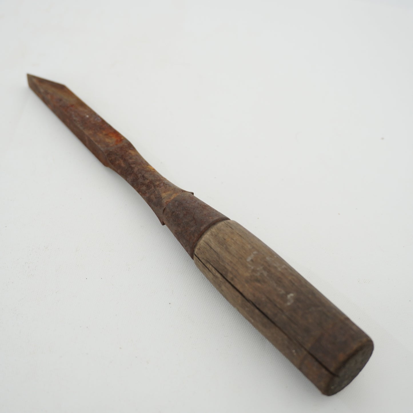 Vintage Damaged Japanese Wood Chisel Lot x6 Set Carpenter Tools From Japan K-321