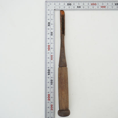 Vintage Damaged Japanese Wood Chisel Lot x6 Set Carpenter Tools From Japan K-321