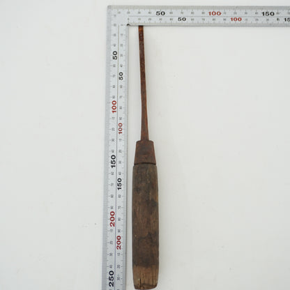 Vintage Damaged Japanese Wood Chisel Lot x6 Set Carpenter Tools From Japan K-321