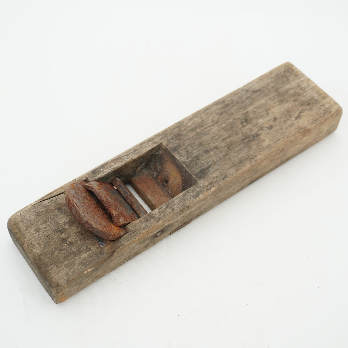 Vintage Damaged Japanese Woodworking Hand Plane As-Is From Japan K-323