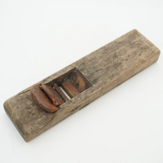 Vintage Damaged Japanese Woodworking Hand Plane As-Is From Japan K-323