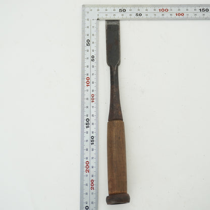 Vintage Damaged Japanese Wood Chisel Lot x3 Set Carpenter Tools From Japan K-318