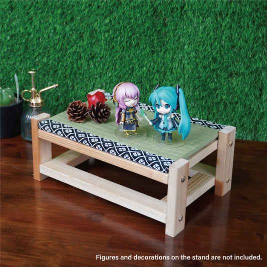 Tatami Display Stand Beeswax Finish Japanese Blue Edge Collection Nendoroid