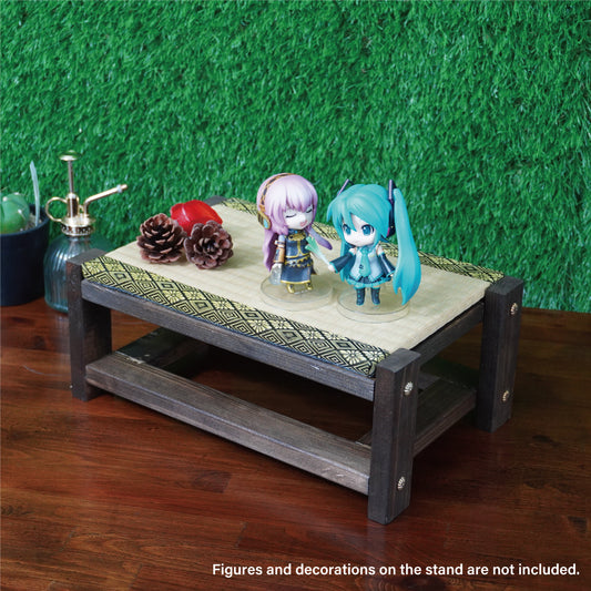 Tatami Display Stand Walnut Finish Japanese Masugiku Edge Collection Nendoroid