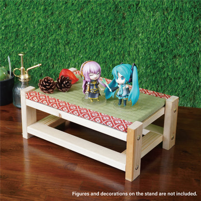 Tatami Japanese Display Stand Beeswax Finish Red Edge Collection Nendoroid