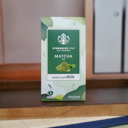 STARBUCKS VIA TEA ESSENCE MATCHA 5sticks x 5boxes