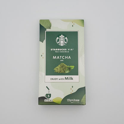 STARBUCKS VIA TEA ESSENCE MATCHA 5sticks x 5boxes