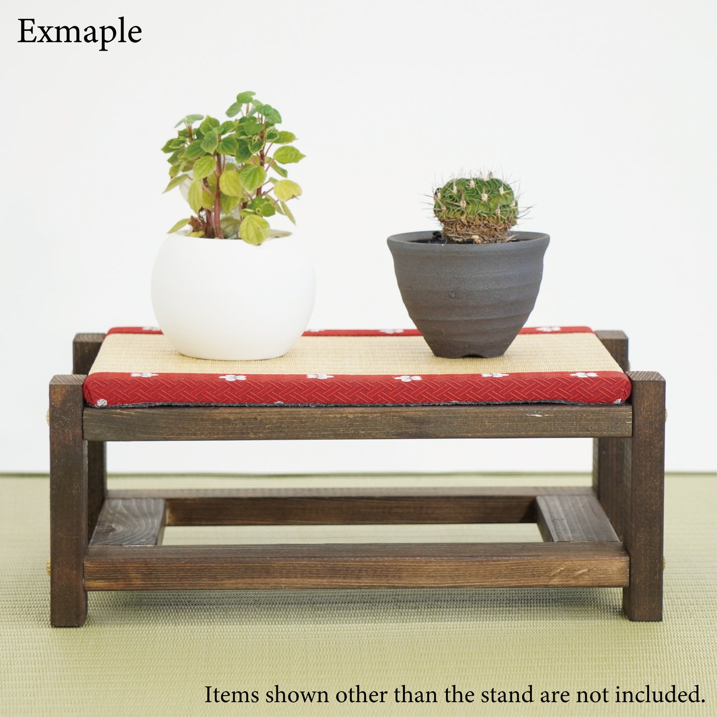 Tatami Display Stand Walnut Finish Japanese Sakura Wagara Edge Anime Figure